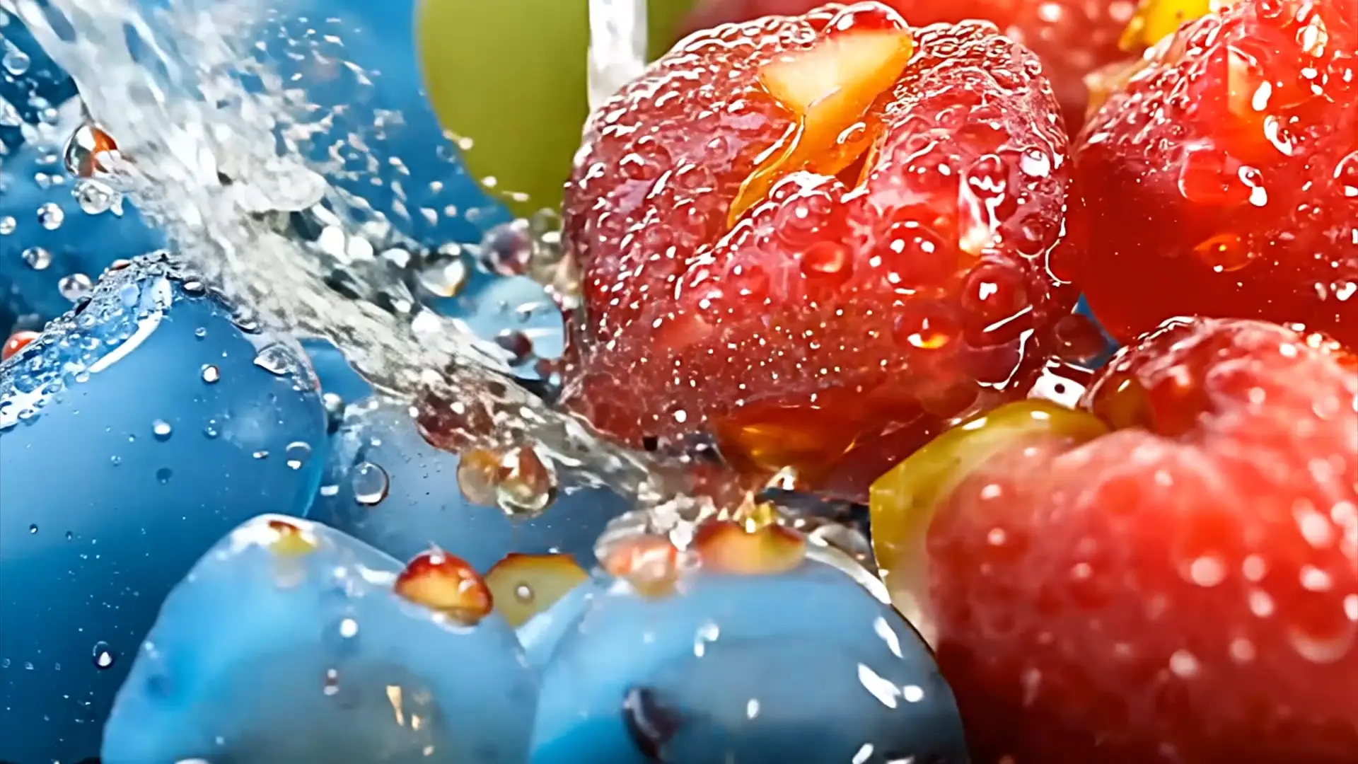 Colorful Berry Burst Transition Video for Creative Projects